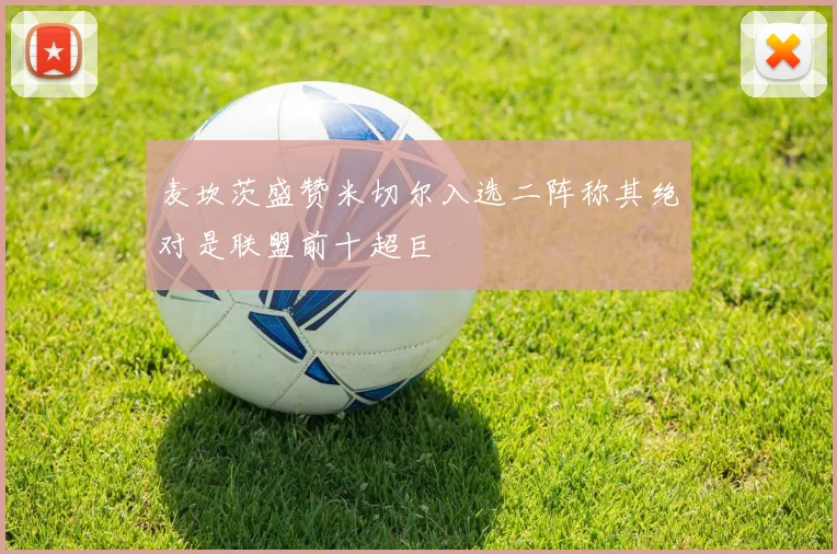 麦坎茨盛赞米切尔入选二阵称其绝对是联盟前十超巨